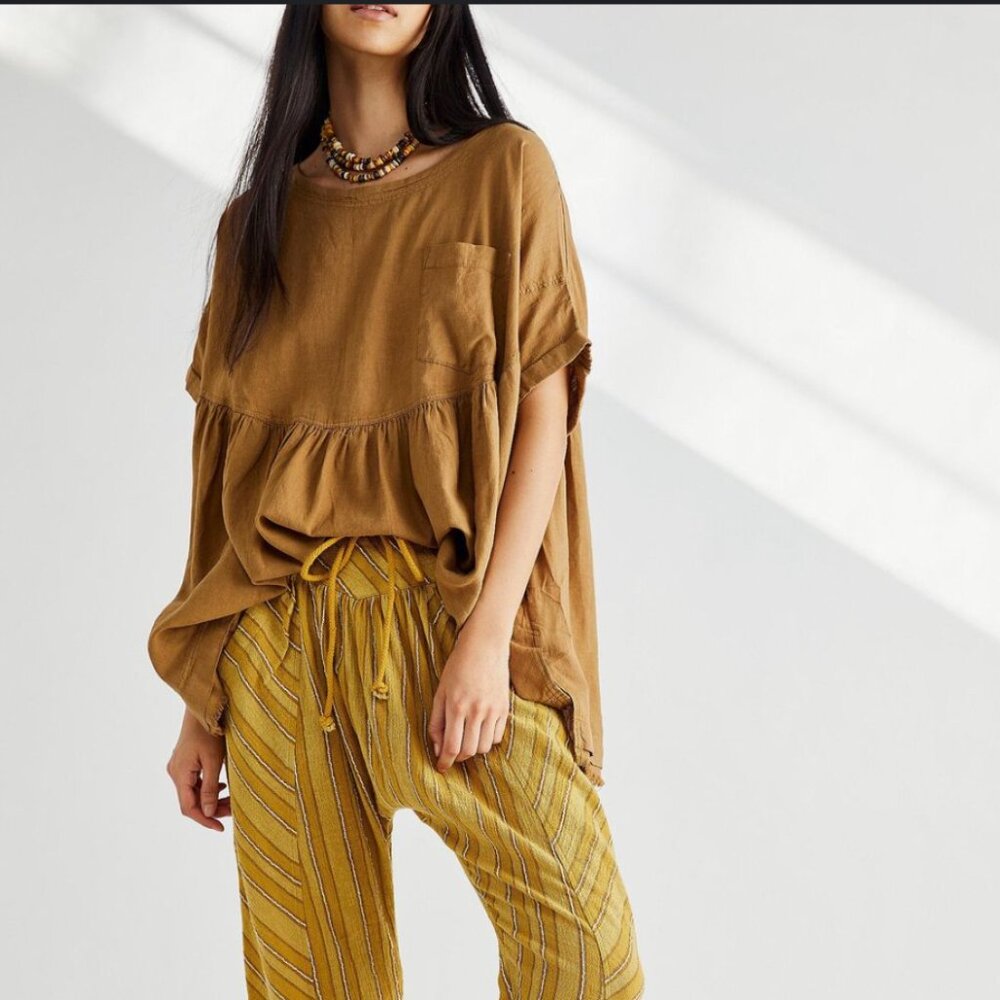 Free People We The Free Moon City Top Bright Cider